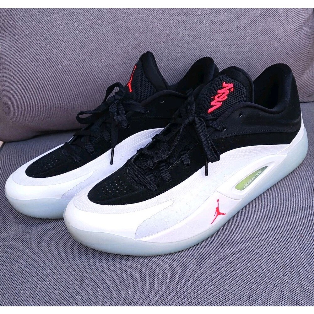 Men's Air Jordan Zion 4 White Black Size 14 Basketball Sneakers Shoes FB1802 100